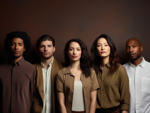 Team portrait abstract